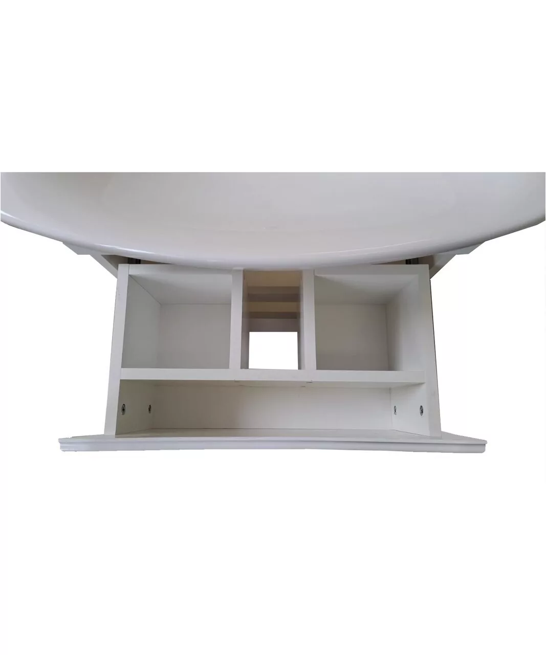 Тумба напольная Emmy Клермонт 55 с раковиной Клермонт 55, белая