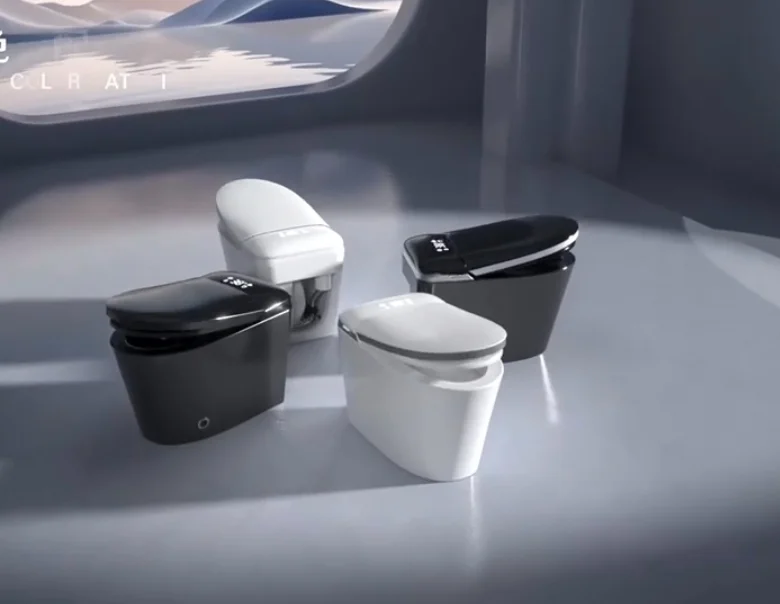 Унитаз SantiLine SL-5036 электронный с биде, напольный, приставной, белый от магазина Vanna-Vanna.ru!