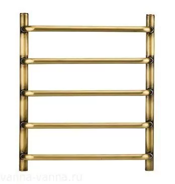 Полотенцесушитель водяной Domoterm Стефано П5 400x500 АБР античная бронза