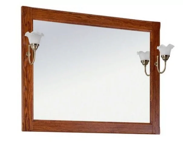 Зеркало Vod-ok Elite Дубини 105 свет, орех, венге