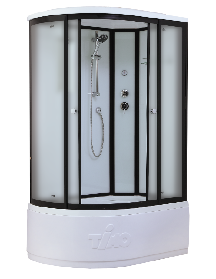 Душевая кабина Timo Standart T-6620 Black Fabric R (120*85*220), турецкая баня хамам