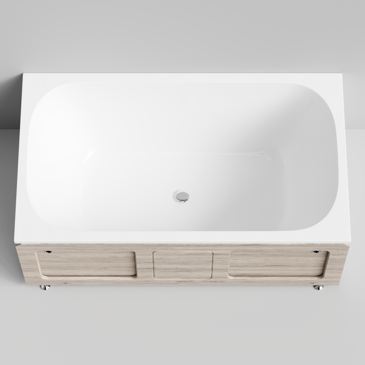 Экран под ванну Vod-ok Хит 150 раздвижной Дубослив ореховый светлый