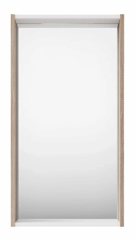 Зеркало-шкаф Асб-мебель Адель 40 белый/дуб сонома