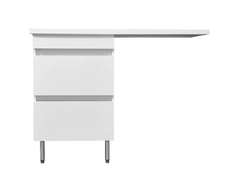 Тумба напольная Stella Polar Мадлен 105 с раковиной Мадлен 105, L/R, 2 ящика, белый