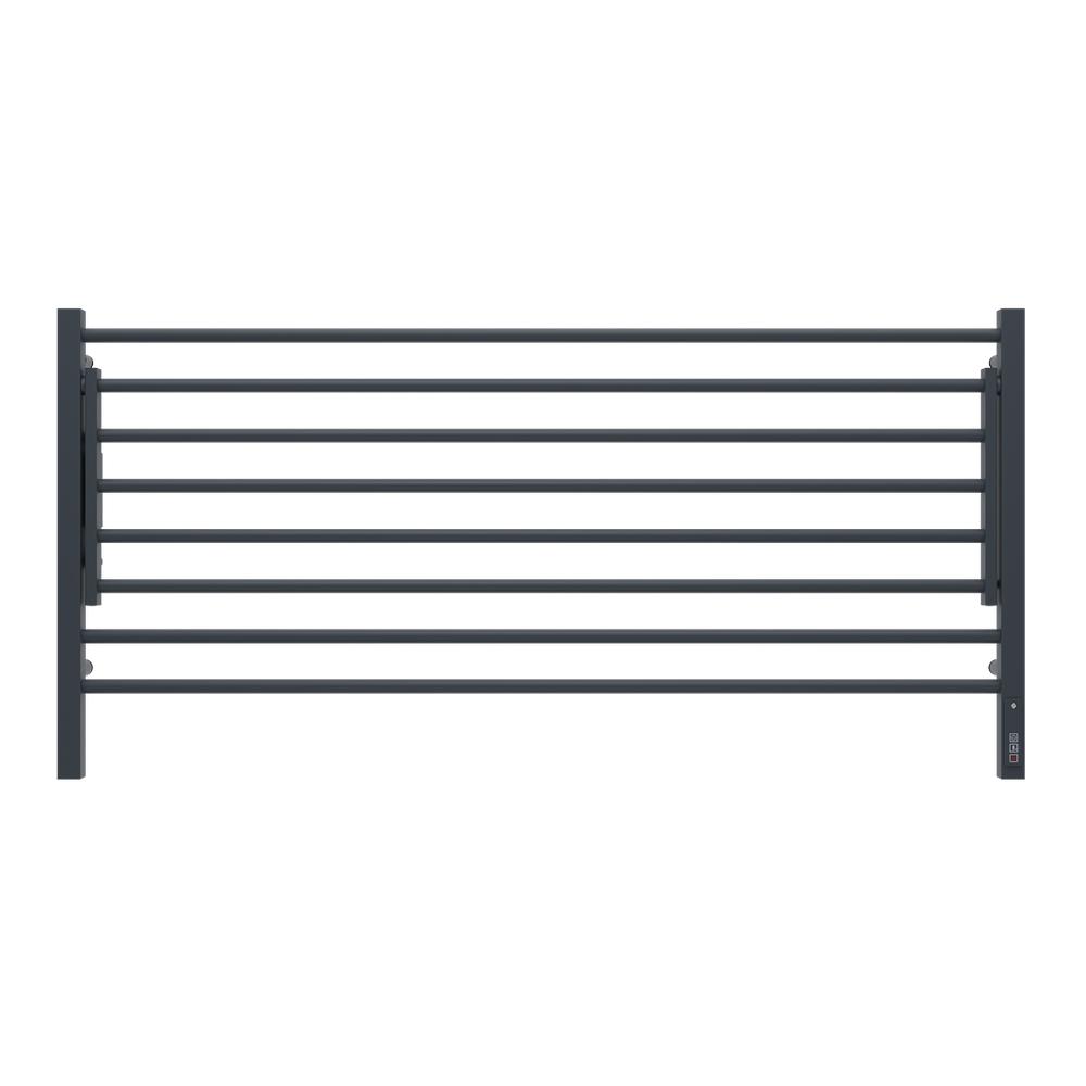 Полотенцесушитель электрический с полкой Terminus Горизонт П8 120х60 КС, черный муар