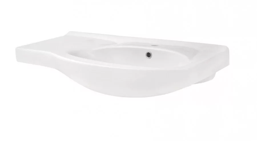 Мебель для ванной Style Line Эко Стандарт №25 L 82 комплект, напольный, белый