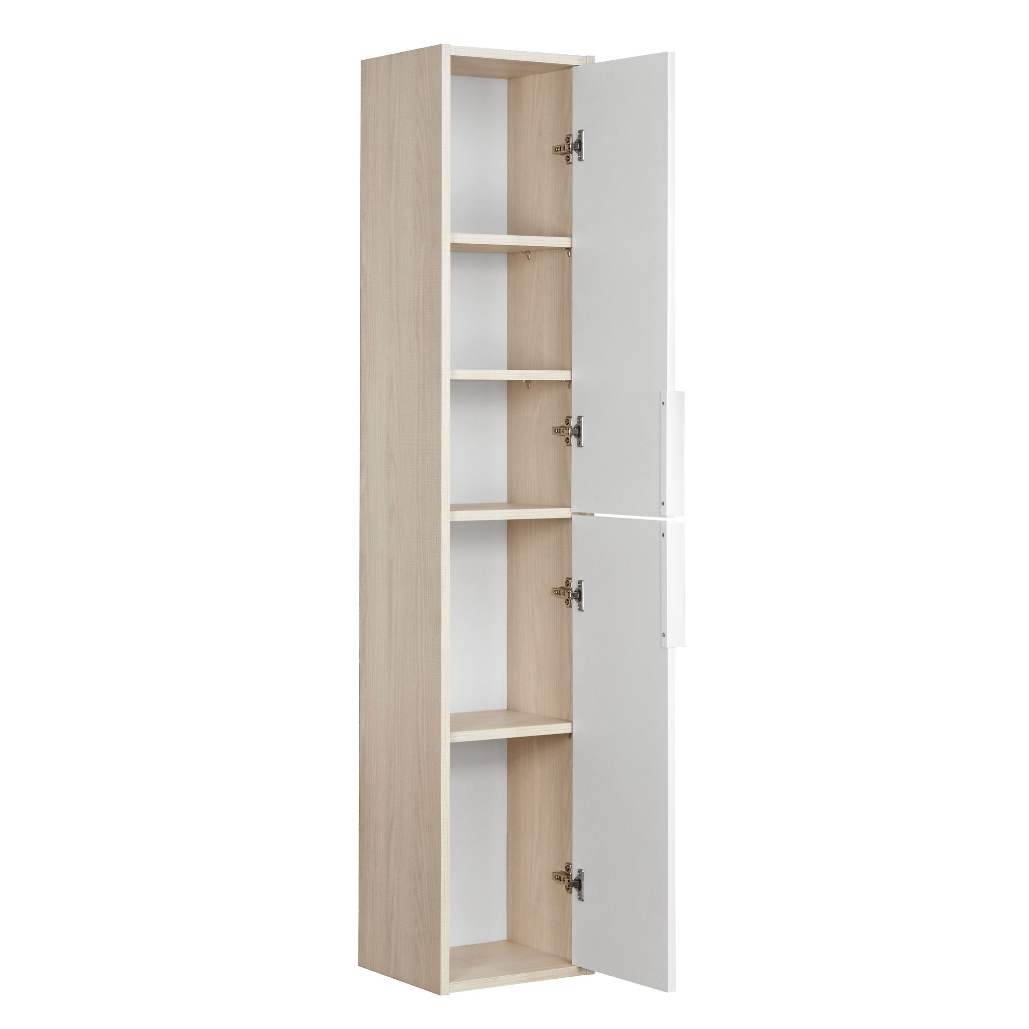 Пенал Aquaton Рико 30 L/R подвесной белый/ясень фабрик