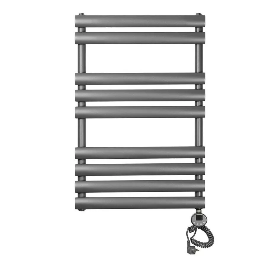 Полотенцесушитель электрический Domoterm Альфа П9 500х820 ER правый, графит