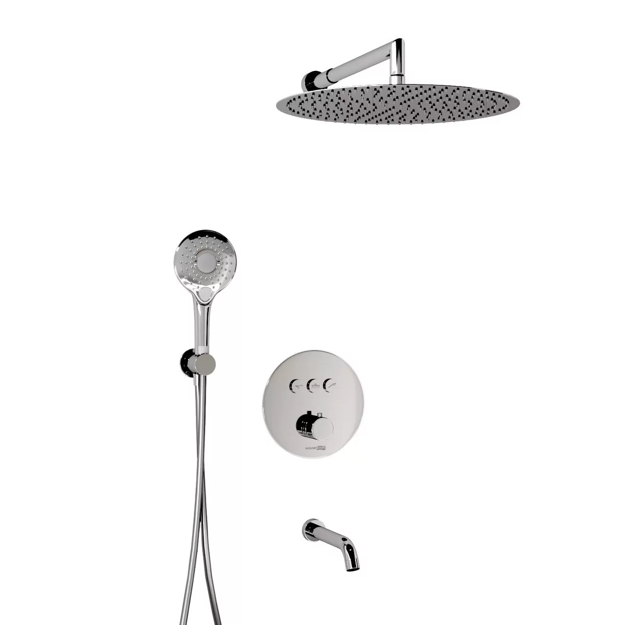 Душевой комплект WasserKraft A175817 Thermo хром