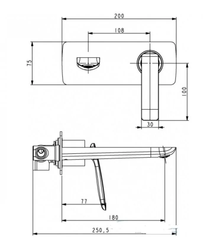 Смеситель для раковины Timo Helmi 4071/00-16SM хром/белый