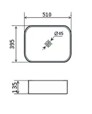 Раковина Timo Soli TK-305MB черная