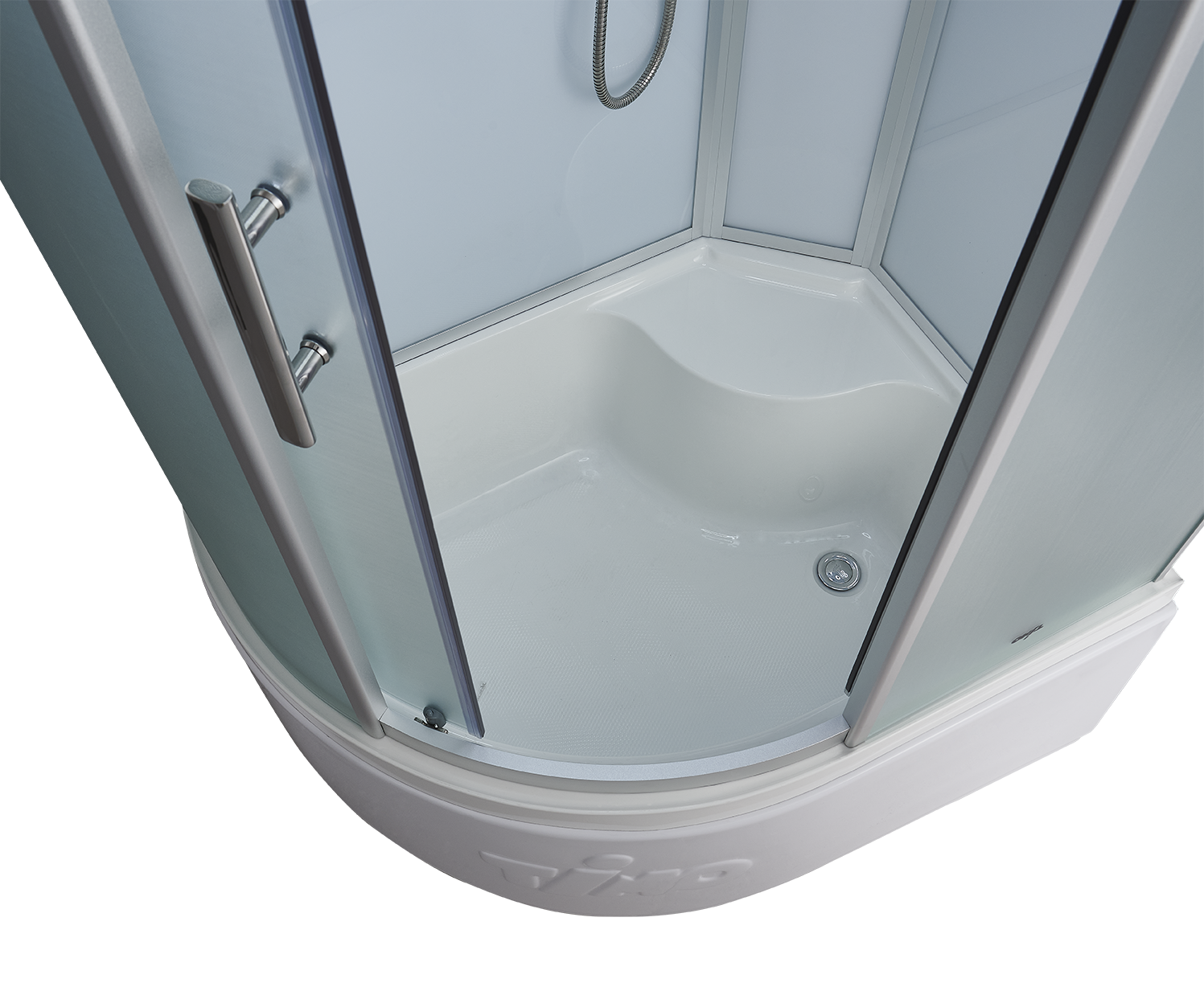 Душевая кабина Timo Standart Т-6610 Silver R 110*85*220, турецкая баня хамам