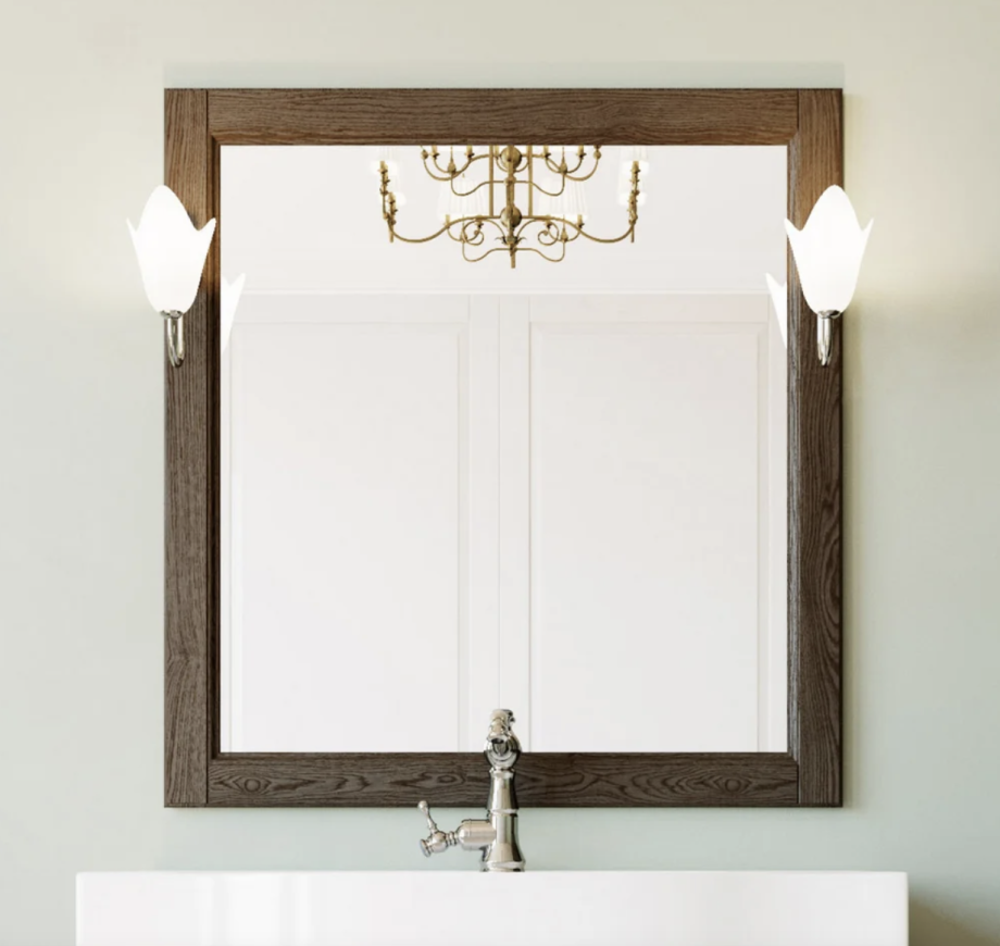 Зеркало ValenHouse Лиора 90 кальяри, хром