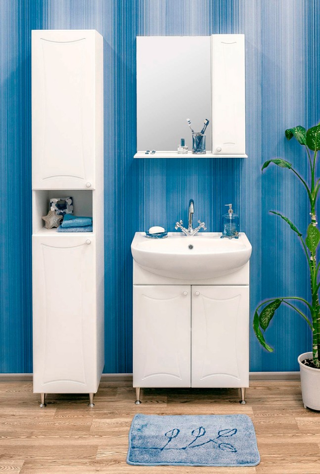 Зеркало с шкафчиком Sanflor Карина 50 R