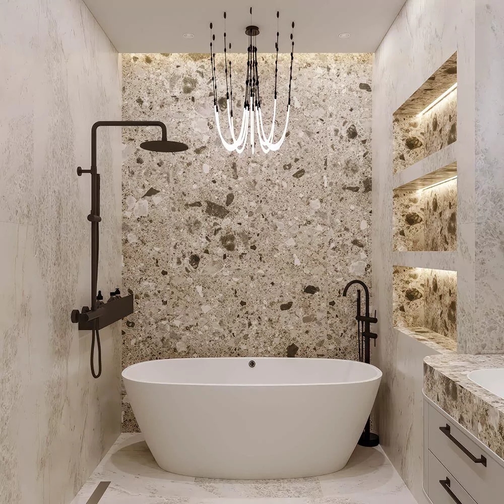 Ванна из искусственного камня Veconi Imperia matt IMP16075M 160x75 матовая