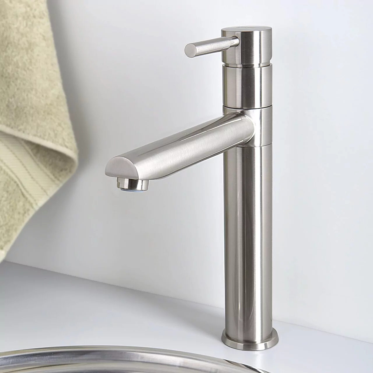 Смеситель для раковины WasserKraft Wern 4207 никель