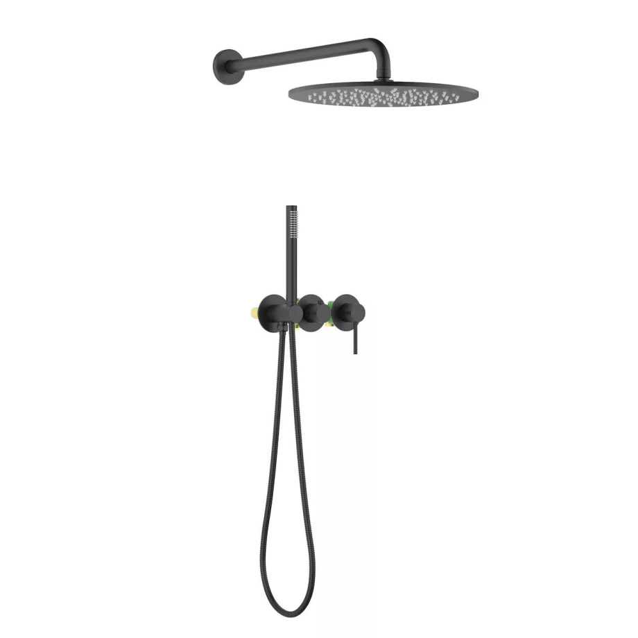 Душевой комплект Timo Saona SX-2349/03SM черный матовый