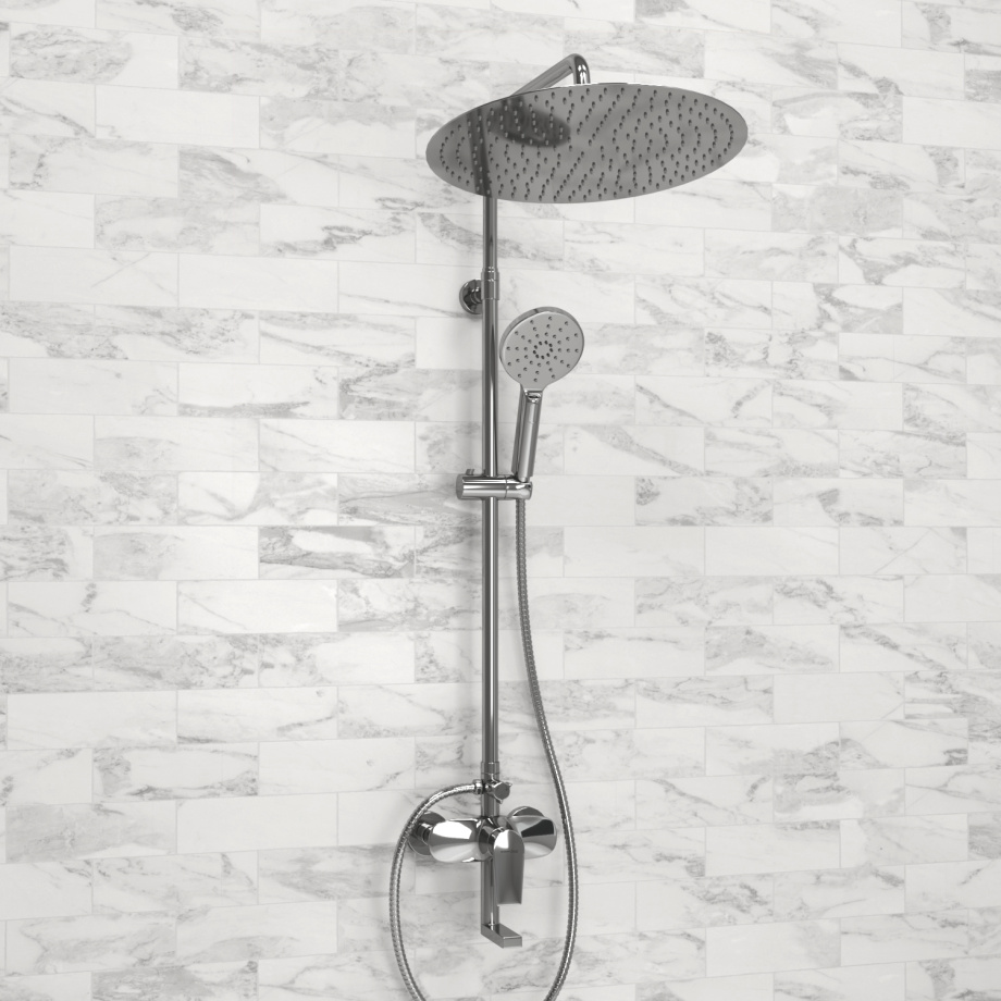 Душевая стойка WasserKraft A166.117.127.010.CH хром