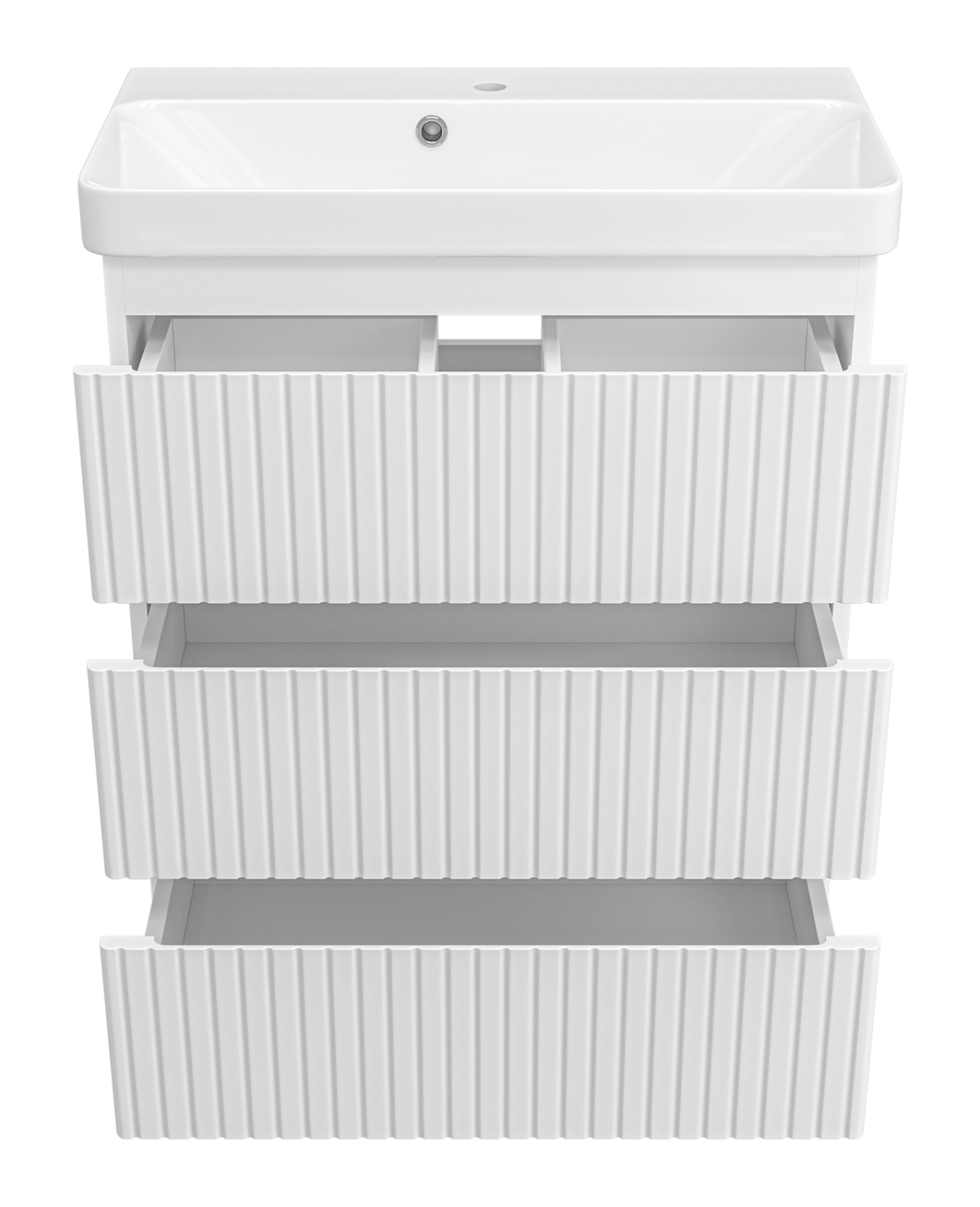 Тумба с раковиной Brevita Victory 70 напольная, белый