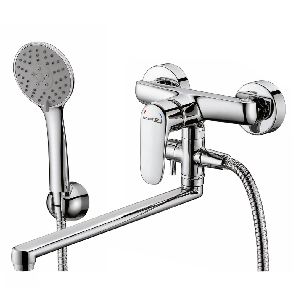 Смеситель для ванны WasserKraft Vils 5602L хром от магазина Vanna-Vanna.ru!
