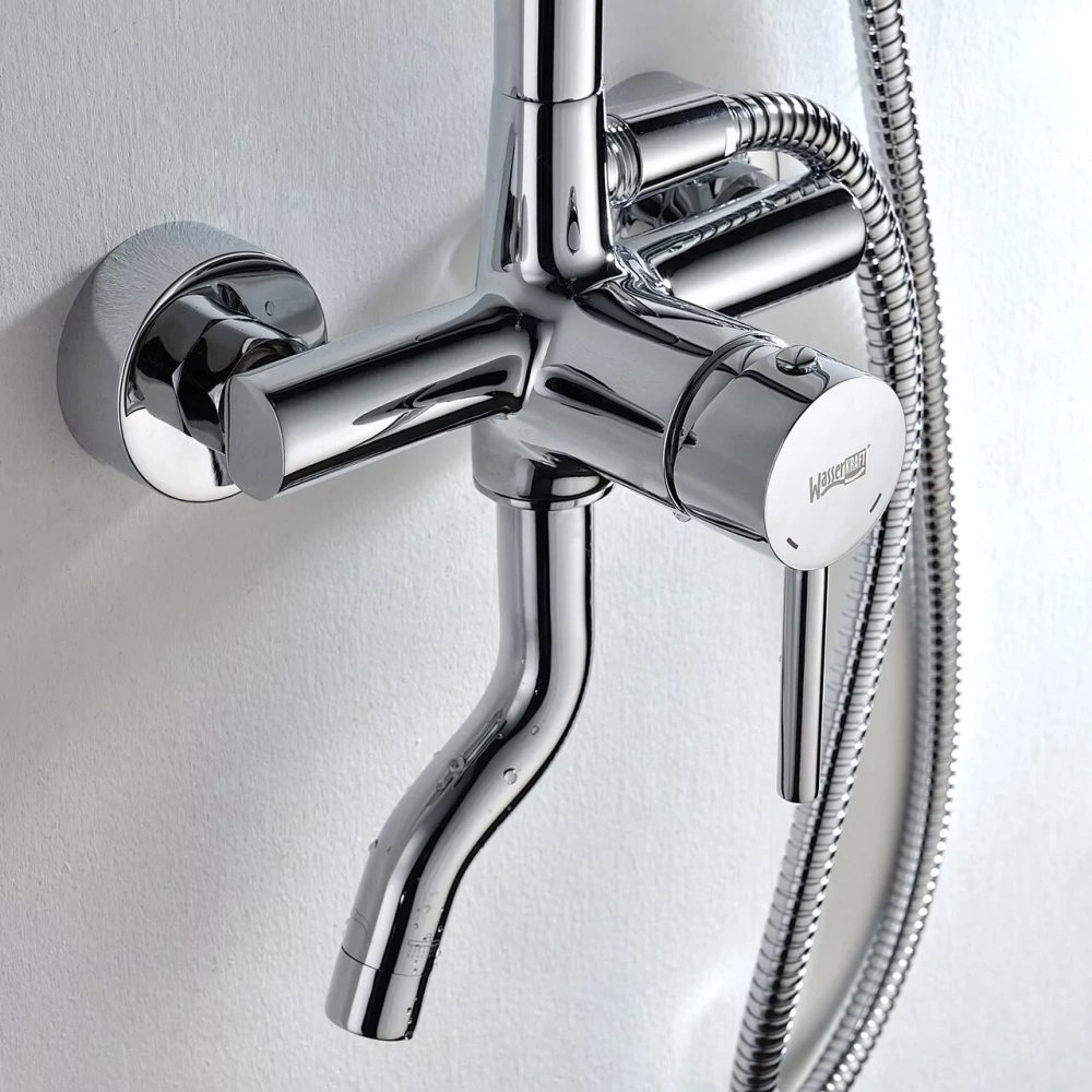 Душевая стойка WasserKraft A14401 хром от магазина Vanna-Vanna.ru!