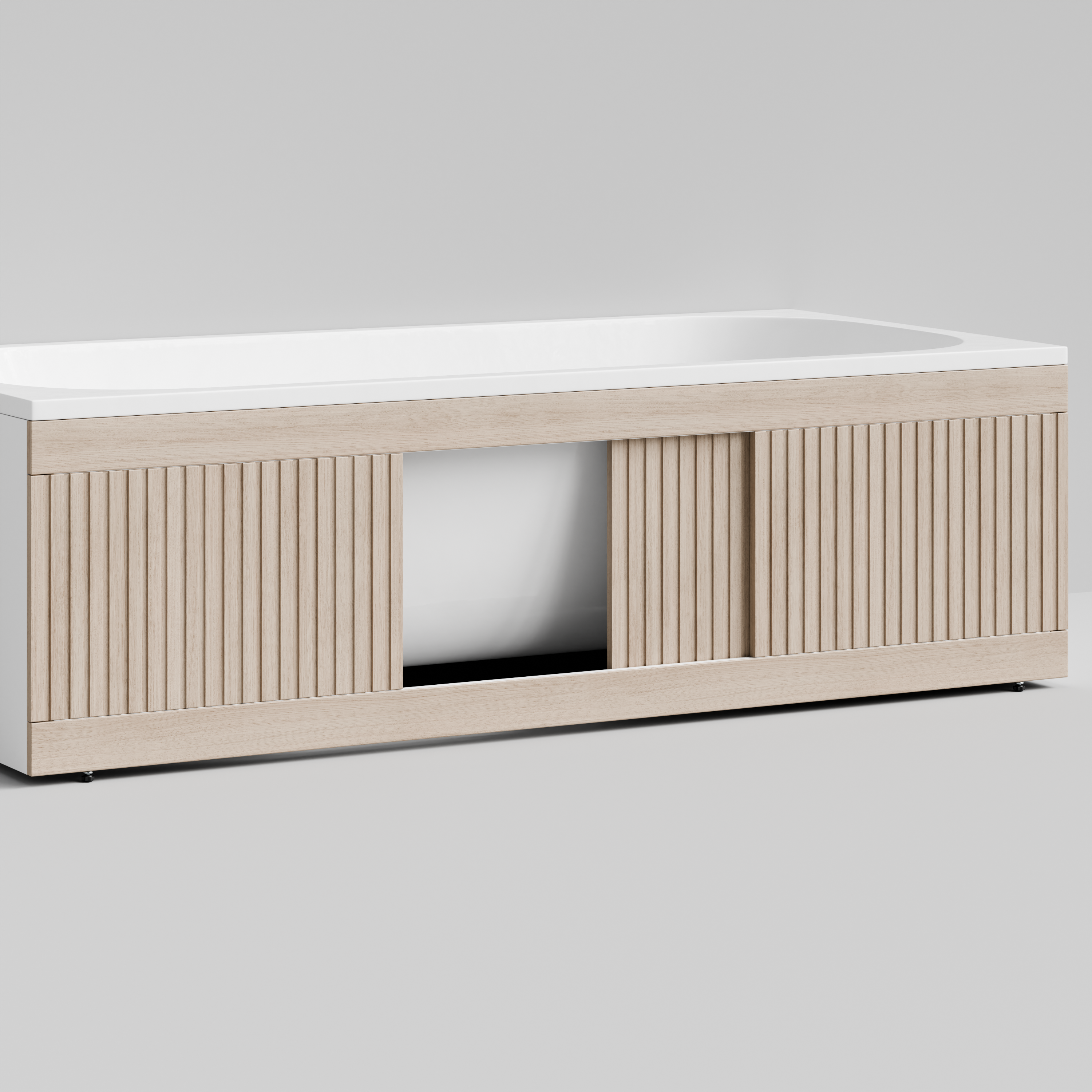 Экран под ванну Vod-ok Тач 180 раздвижной дуб + 15 цветов