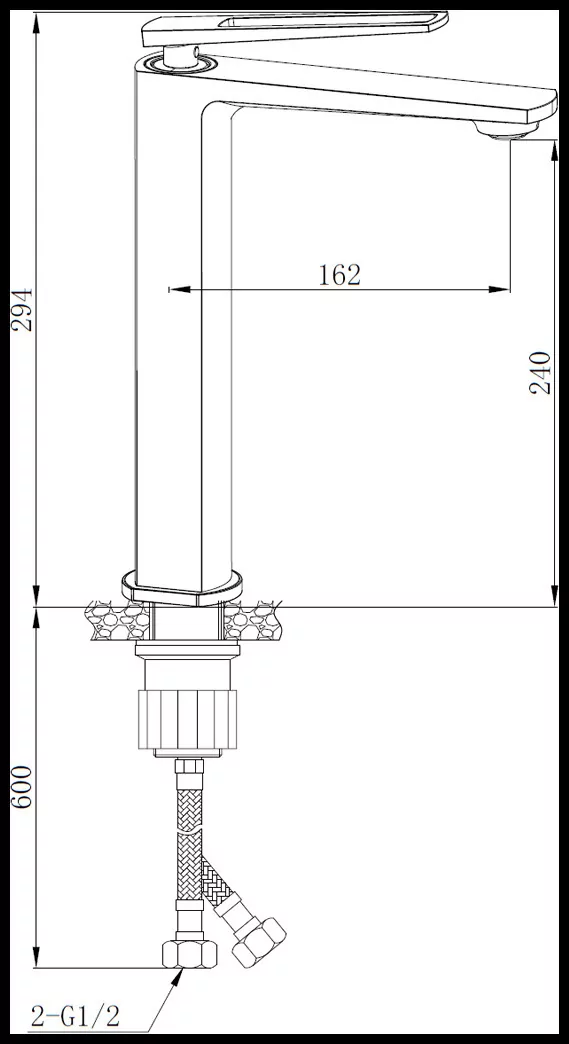 Смеситель для раковины BochMann CHIKA XL BM8590 хром