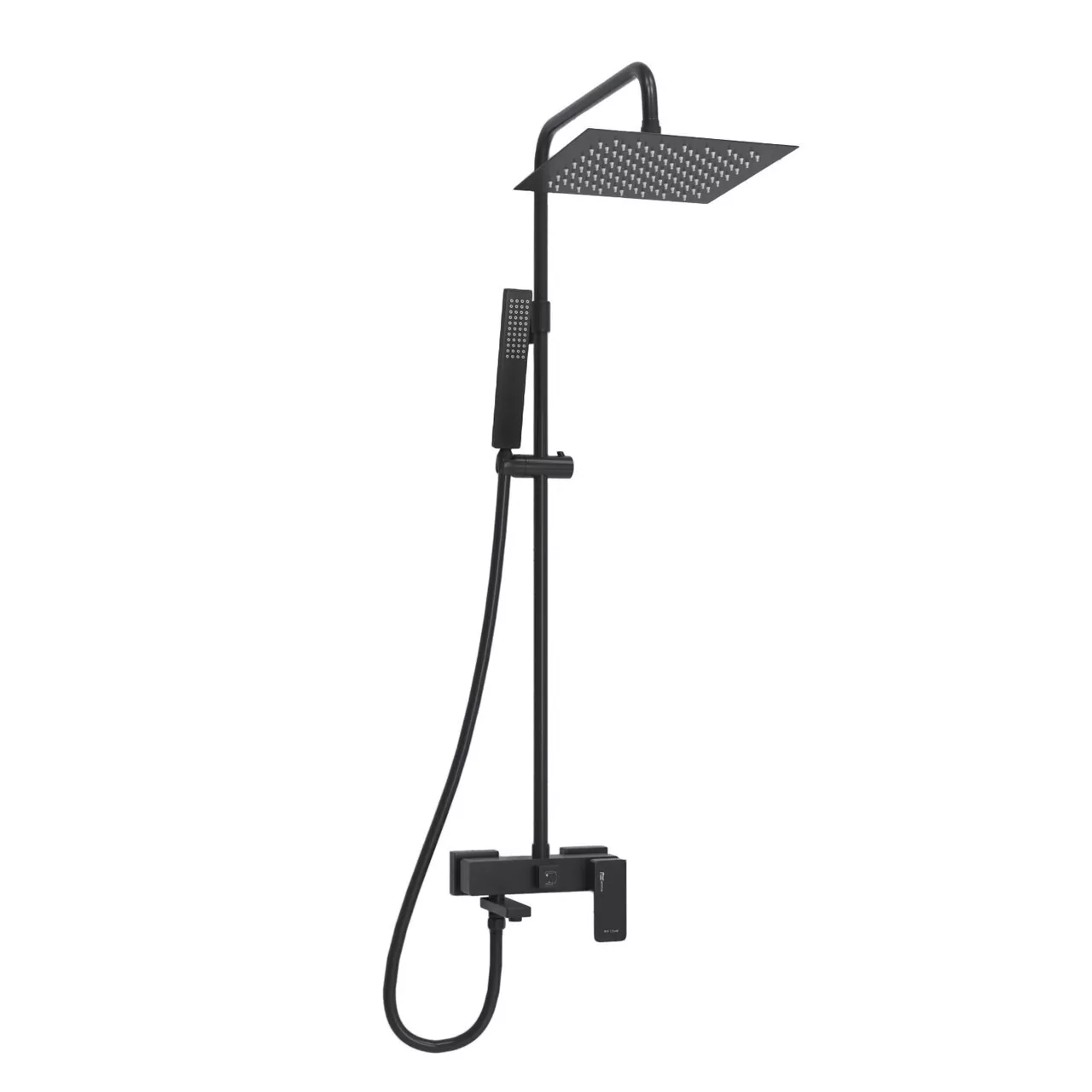 Душевая стойка WasserKraft A277.255.218.BM черный Soft-touch