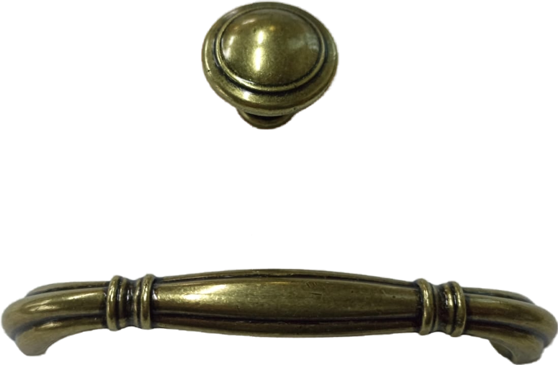 Тумба напольная ValenHouse Эллина 105/2 с раковиной Классик 105, 1 дверь, 6 ящиков, белый, бронза