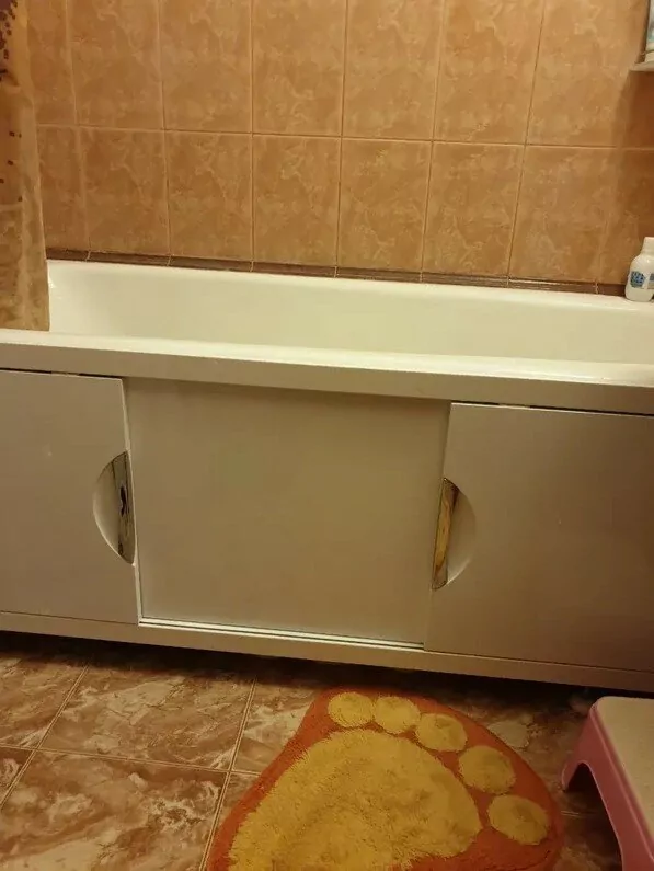 Экран под ванну Alavann Monaco Still 150 раздвижной белый