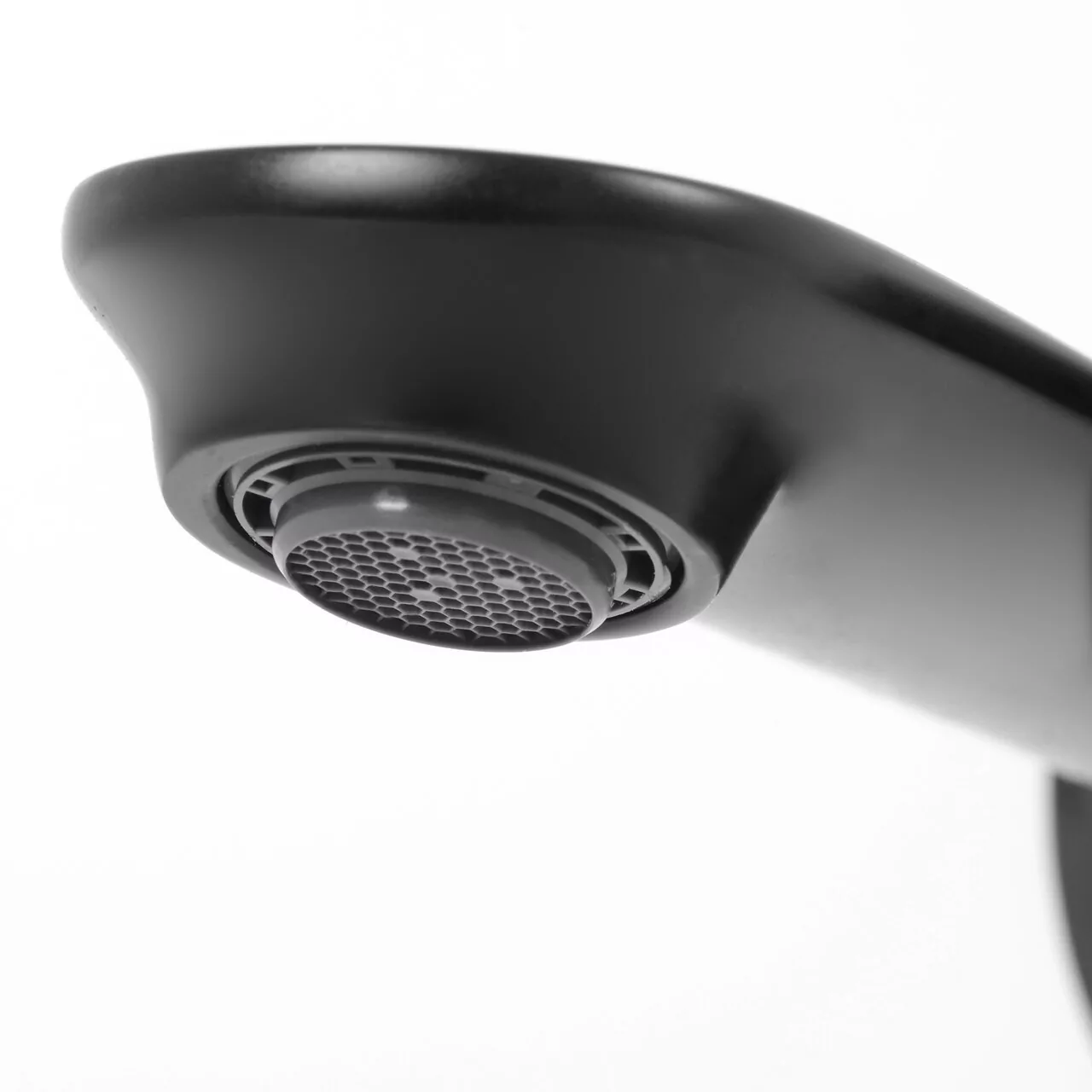 Смеситель для раковины WasserKraft Elbe 7430 черный Soft-touch