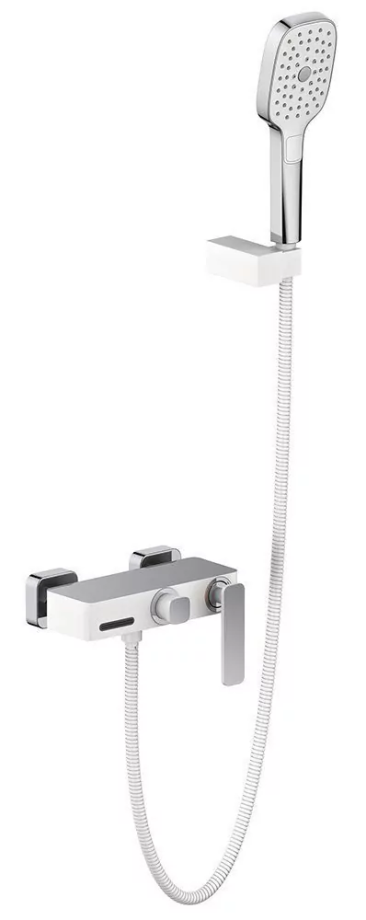Смеситель для ванны с душем Timo Torne 4314/00-16Y хром/белый