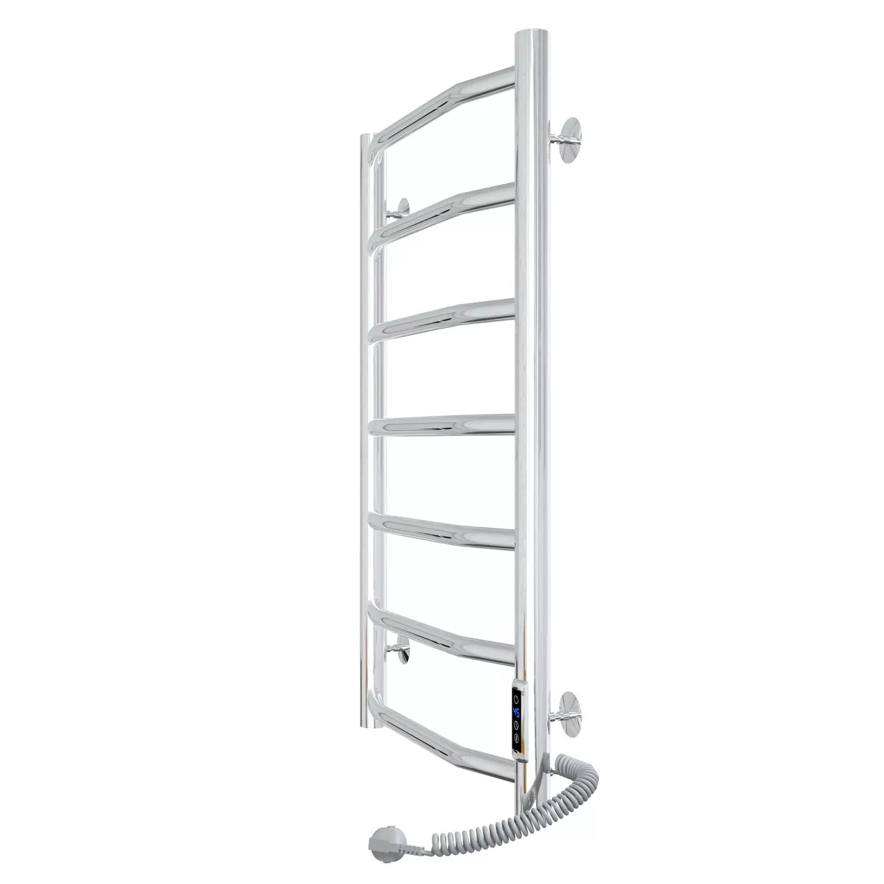Полотенцесушитель электрический Laris Виктория П7 400х700 с терморегулятором, правый, хром