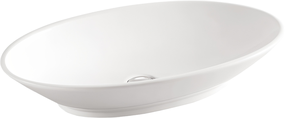 Раковина SantiLine SL-1031 накладная, белая