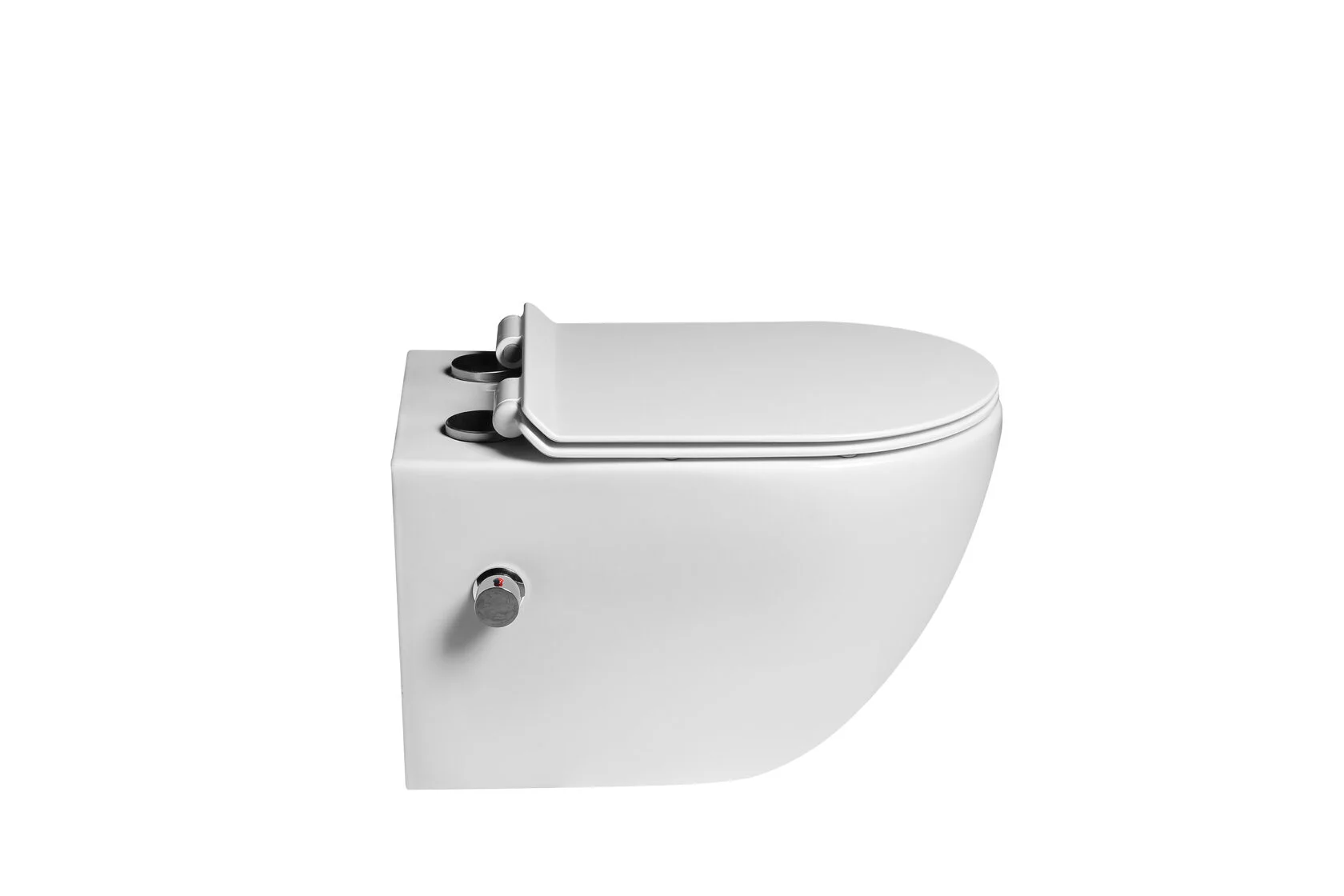 Унитаз SantiLine SL-5002SM-BD подвесной, с микролифтом, белый