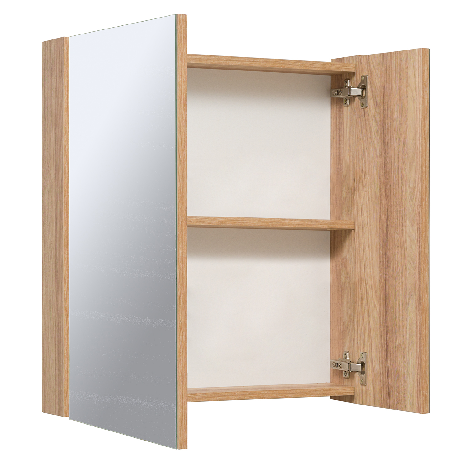 Зеркало-шкаф Runo Лада 60 дуб серый