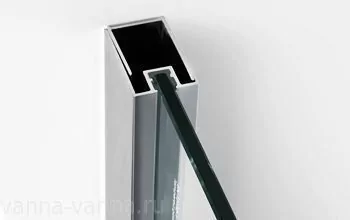 Душевой уголок WasserKraft Salm 27I22 100х90 прямоугольный, без поддона, прозрачное стекло, хром