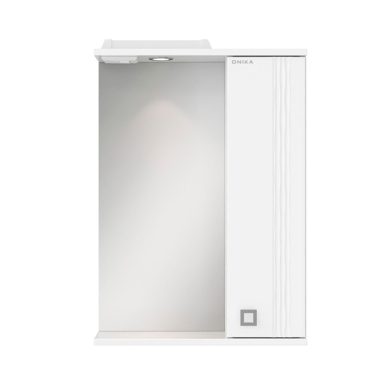 Зеркало со шкафчиком Onika Лига 60.01 R свет, белый