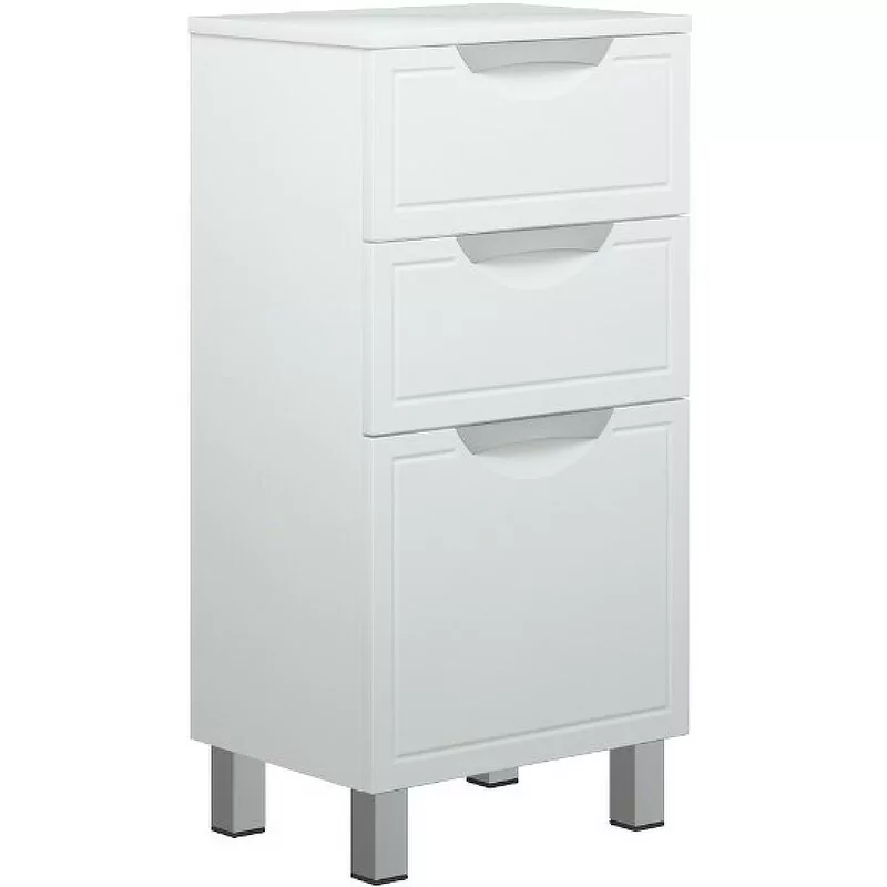 Тумба-комод Corozo Монро 50 Z3 3 ящика, белый