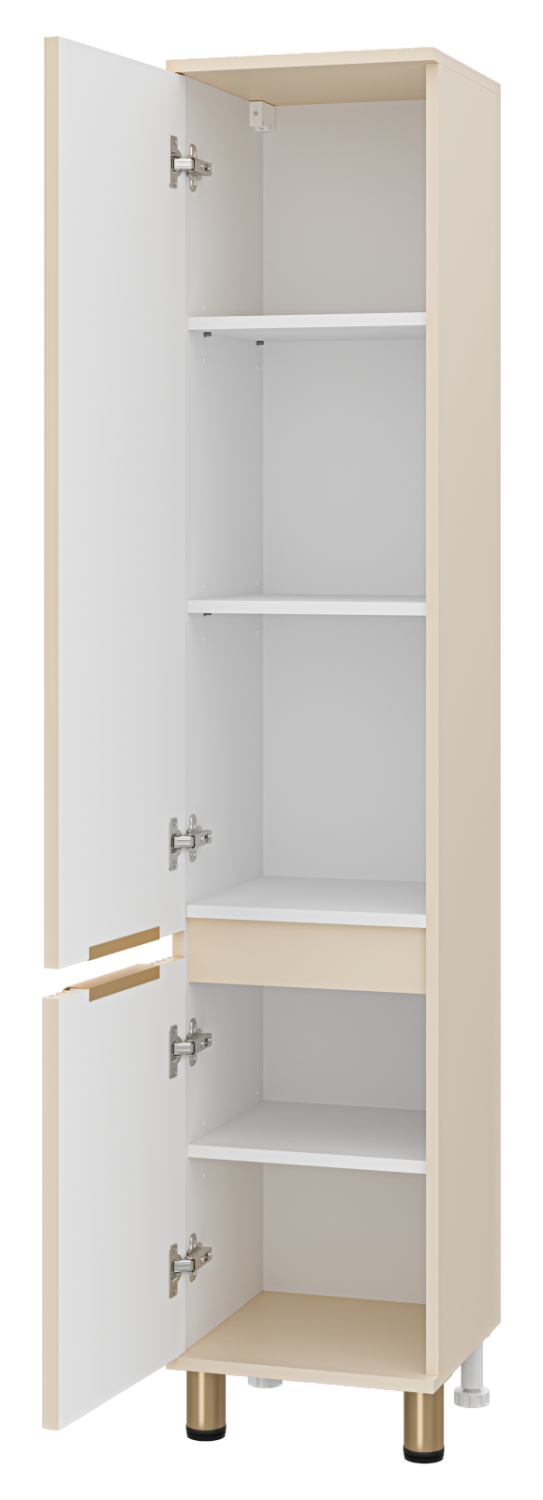 Пенал Brevita Enfida 35 напольный/подвесной, L, бежевый