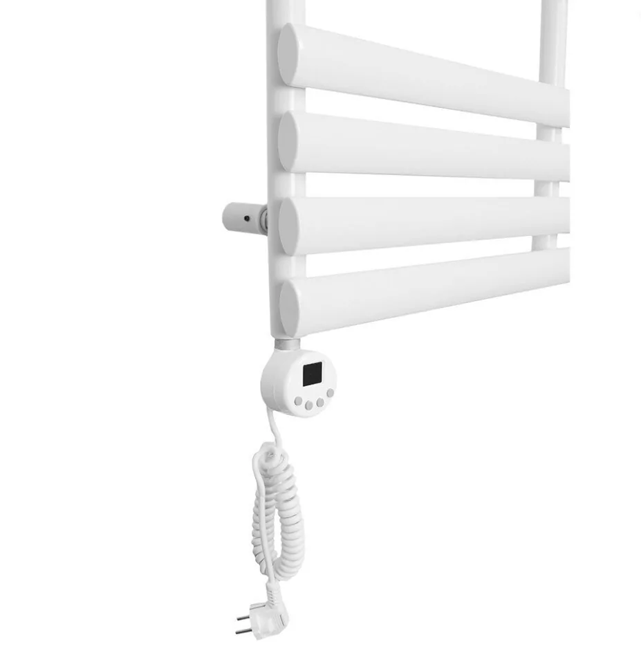 Полотенцесушитель электрический Domoterm Альфа П12 500х1130 EL левый, белый матовый