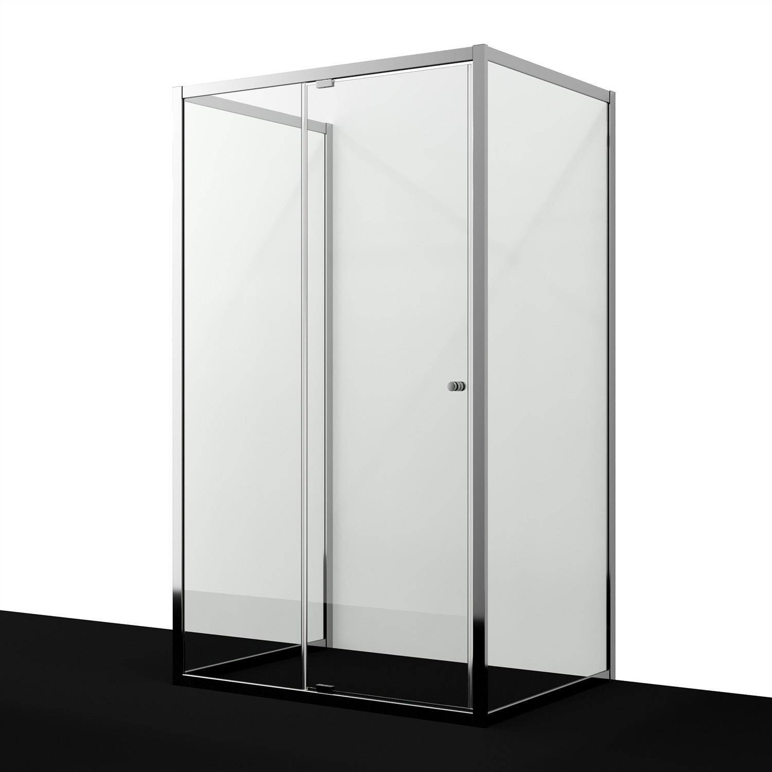 Душевой уголок WasserKraft Aula 11P21 120х90 прямоугольный, без поддона, прозрачное стекло, хром