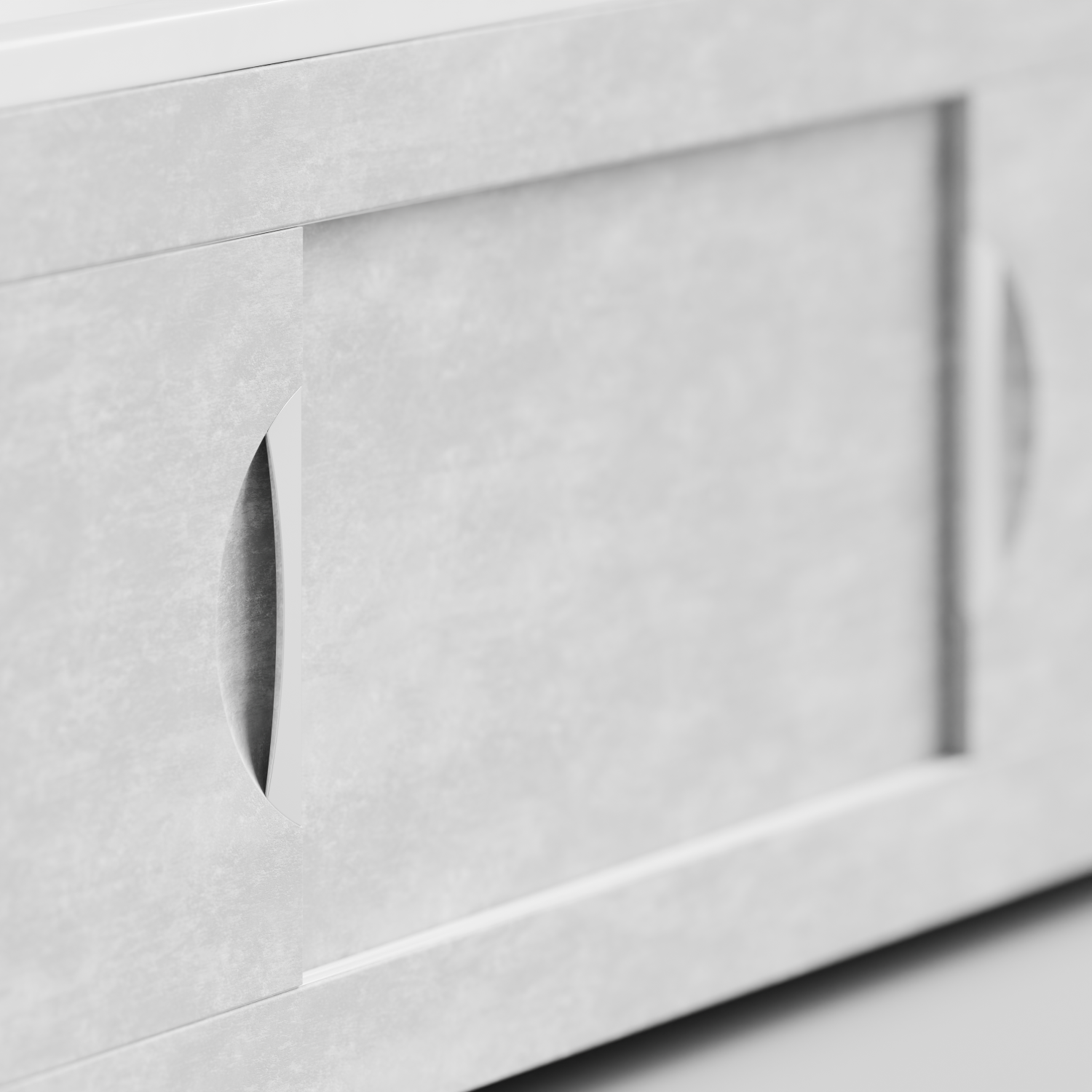 Экран под ванну Vod-ok Топ 170 раздвижной Белый камен