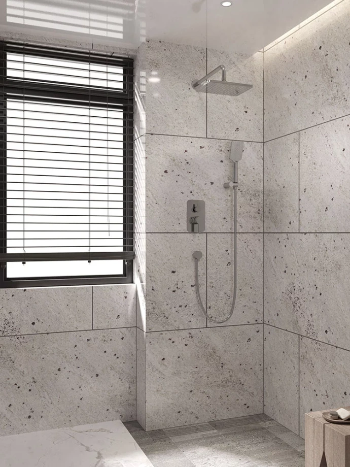 Встраиваемая душевая система Veconi VERONA VE-510-C-C4, Хром глянец