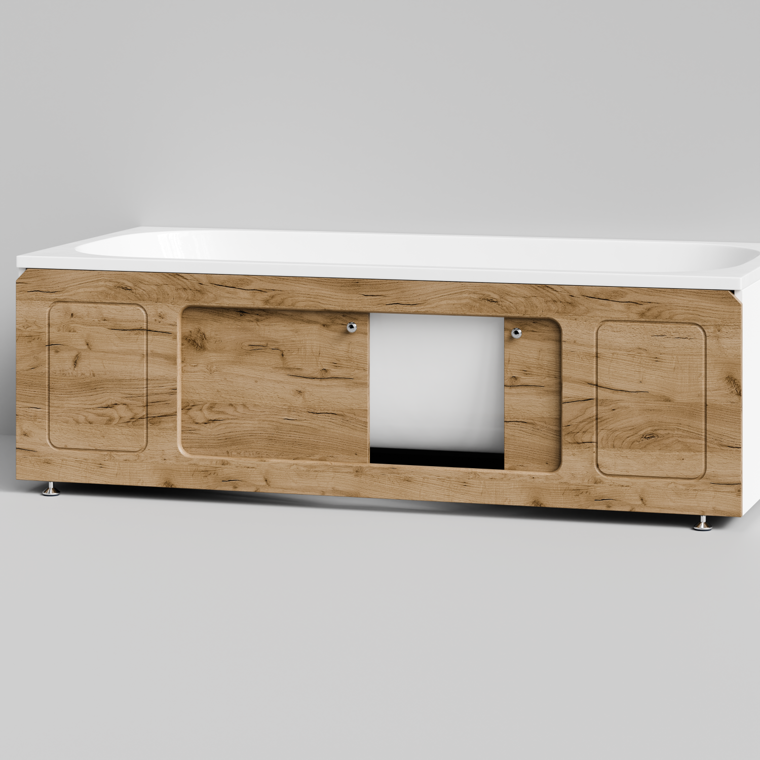 Экран под ванну Vod-ok Лидер 180 раздвижной Дуб Тортуга