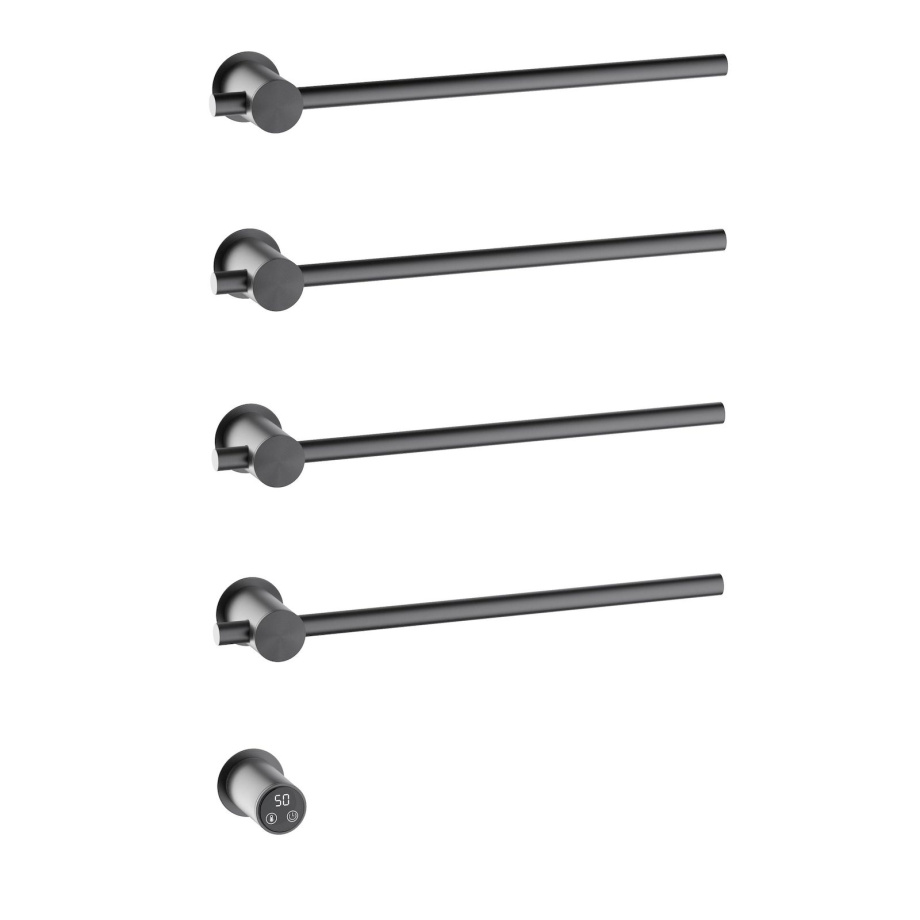 Полотенцесушитель электрический, встроенный Timo Saona 040/18SM черное золото