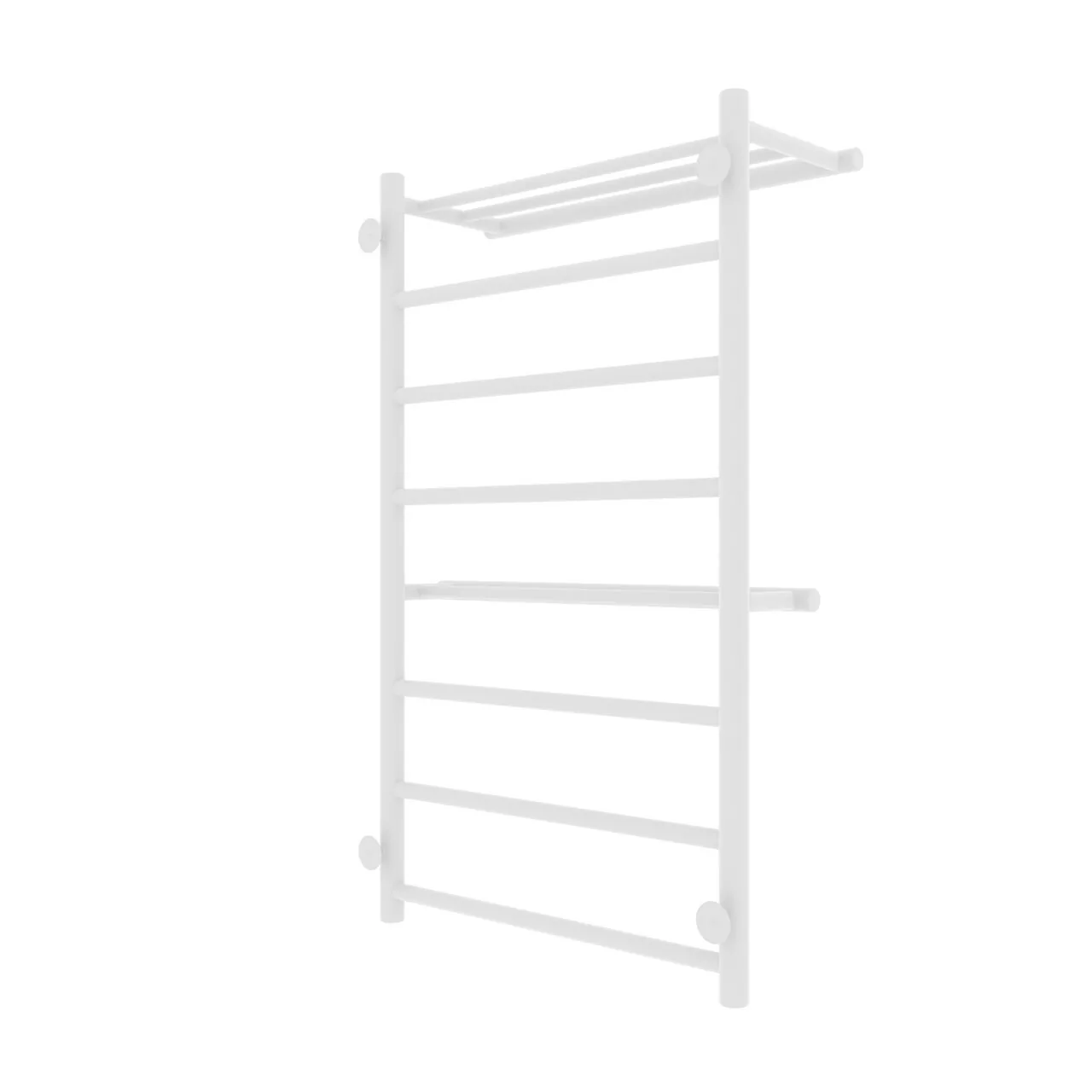 Полотенцесушитель водяной Laris Лавина П9 500х800 с полкой, белый матовый