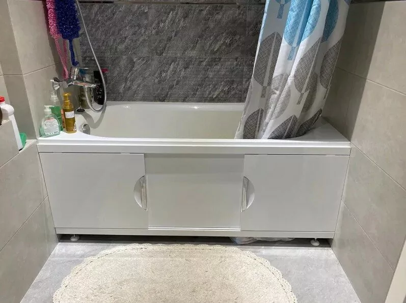 Экран под ванну Alavann Monaco Still 150 раздвижной белый