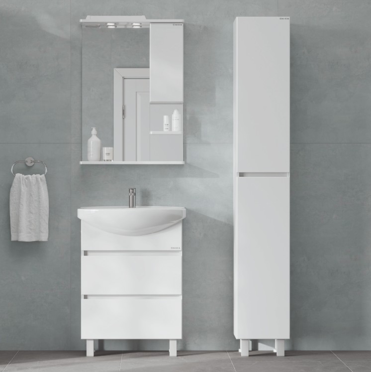 Пенал Onika Элита 30 L/R напольный, белый, универсальный, (разборный)