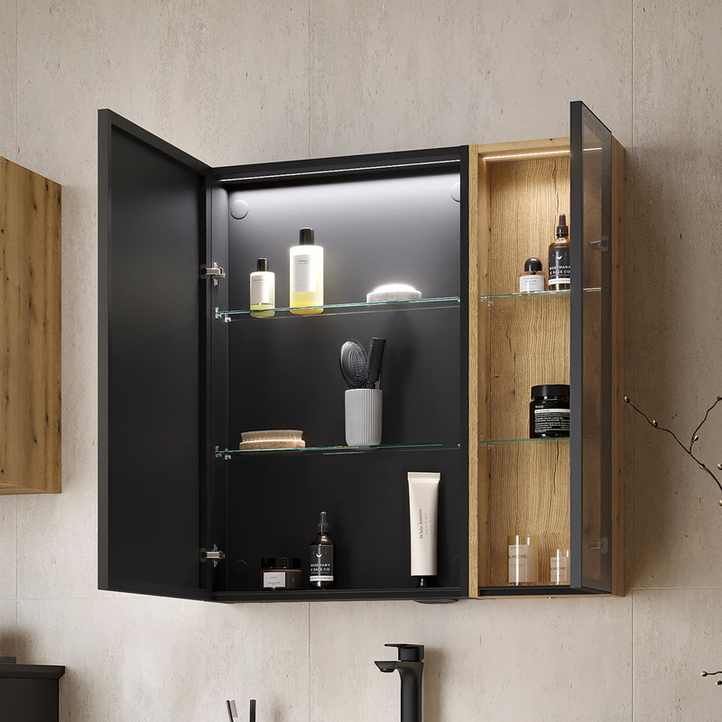 Пенал подвесной EQUIL Strong 25 подвесной, R/L, 1 дв., дуб эвок